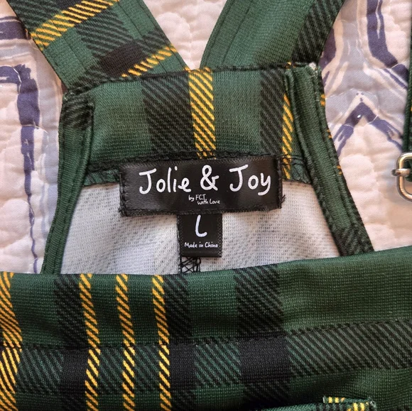 Jolie and Joy Tartan Plaid Pinafore Dress - Picture 8 of 10